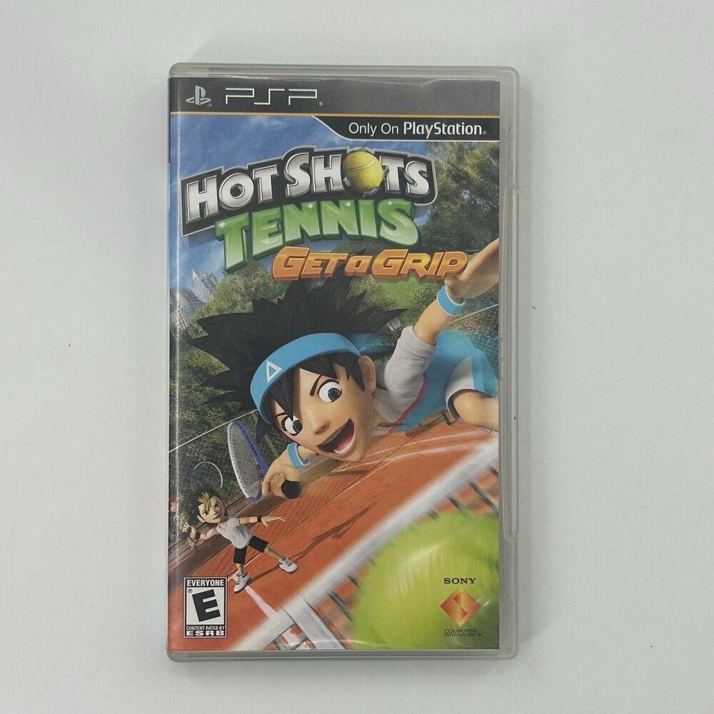 Hot Shots Tennis: Get A Grip  PSP - Tested  - Case And Manual CIB Fast Shipping